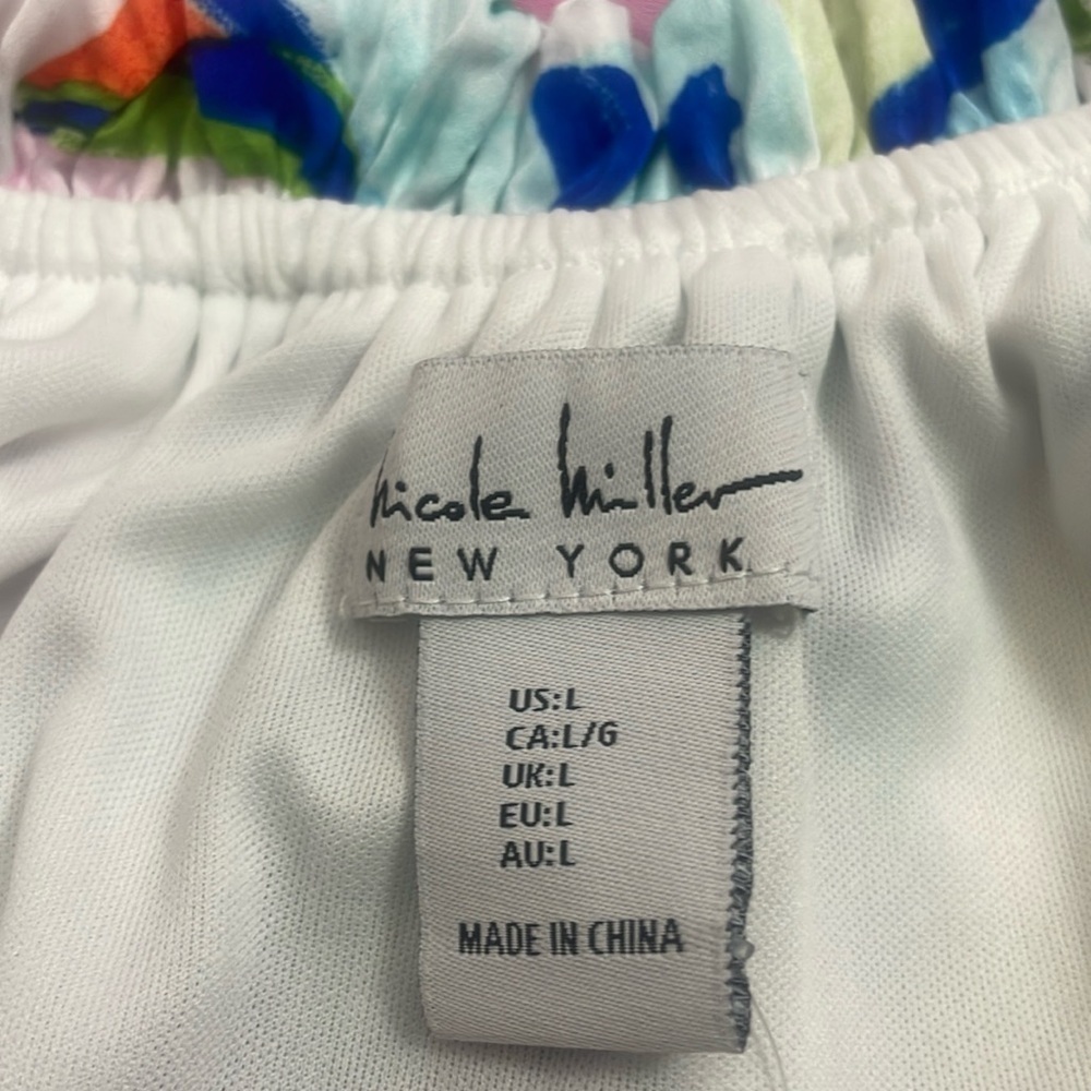 Nicole Miller Lined Maxi Dress with Adjustable Straps - Size Large - Picture 7 of 9